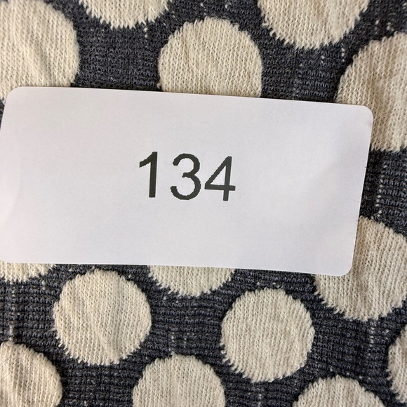 Talbots women’s grey and white polka dot dress XL - Picture 7 of 8